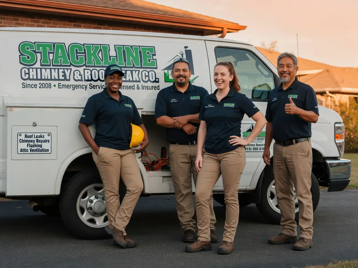 Chimney flashing repair company in Berwick, IA